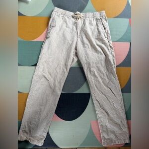 H&M Men's Linen trousers - Light Beige